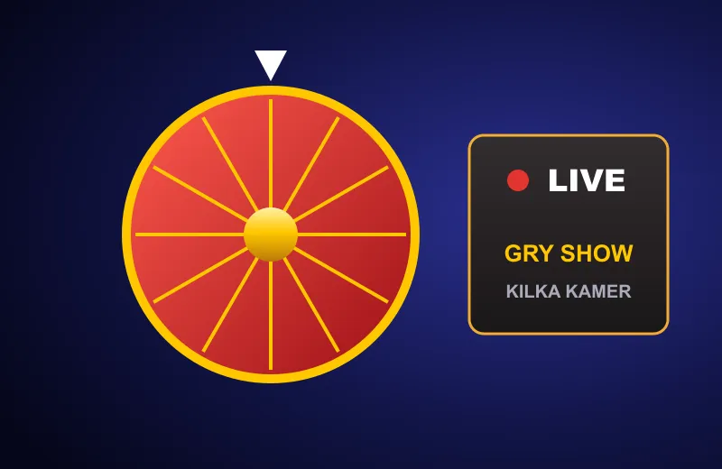 Kasyno na żywo Cazeus Koło gry show i tablica LIVE – casino Cazeus na żywo